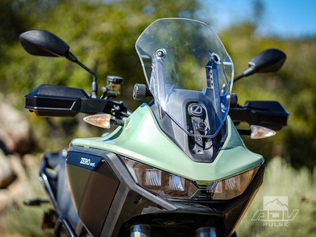 Zero DSR/X adjustable windscreen