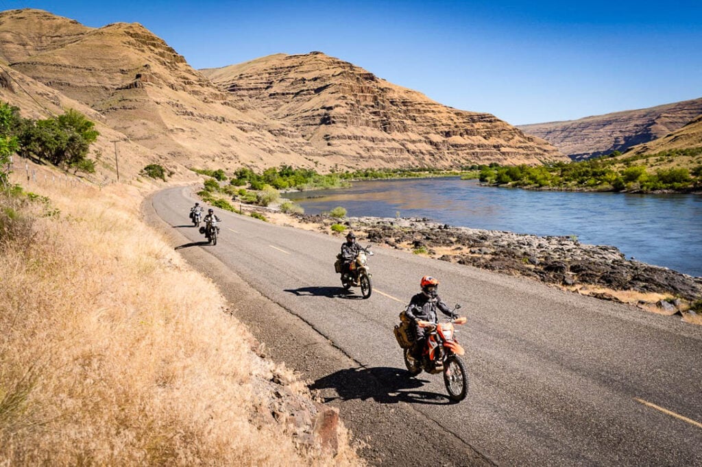 BDR-X Hells Canyon adventure motorcycle route in Idaho and Oregon