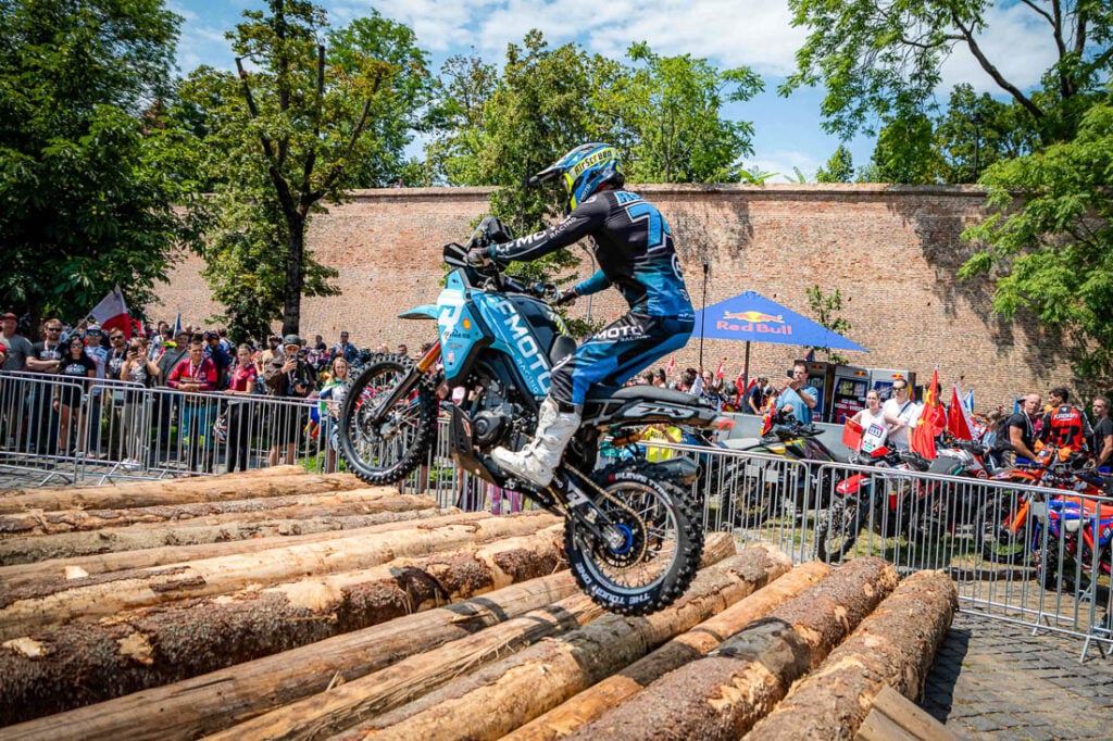 CFMoto 450MT conquers all adventure classes at red bull romaniacs