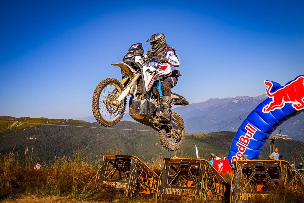 CFMoto 450MT conquers all adventure classes at red bull romaniacs