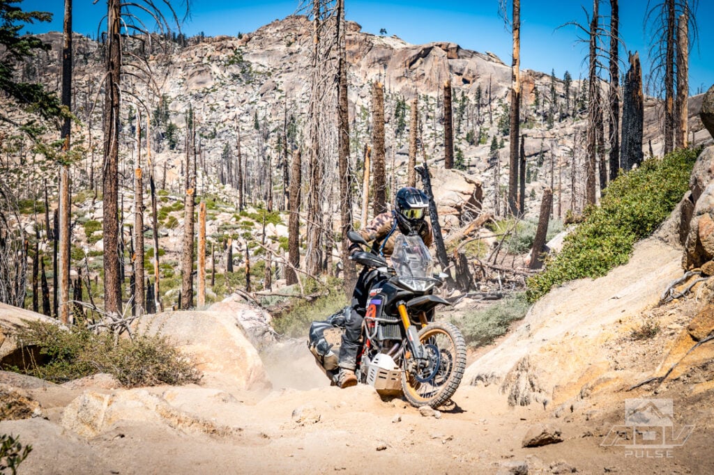 Rough trail to Shut Eye Peak