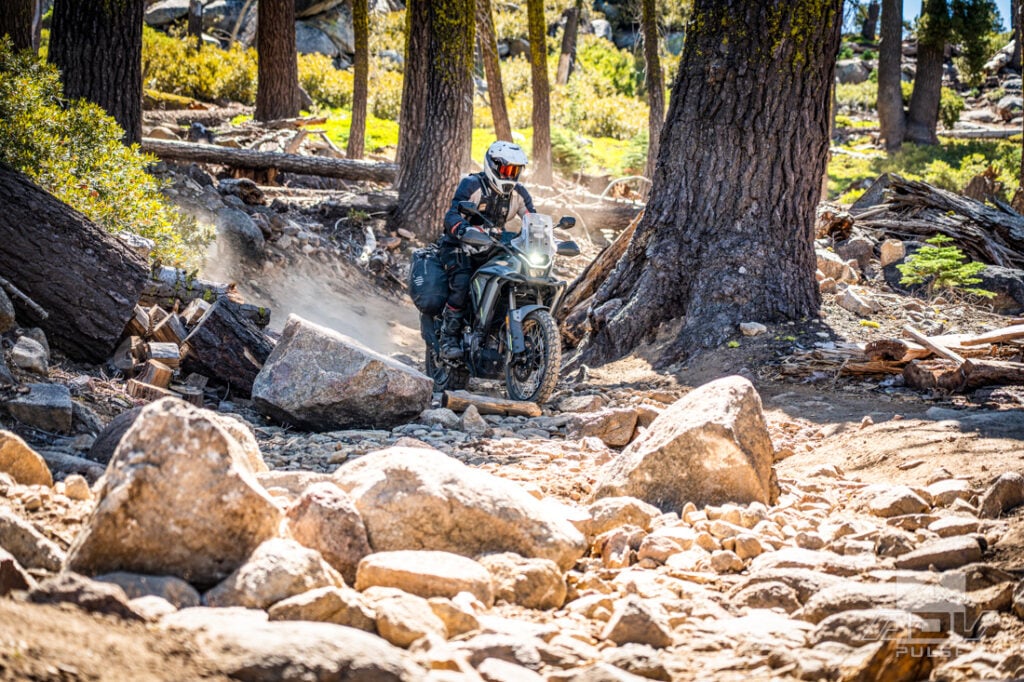 Riding to Chilkoot Lake
