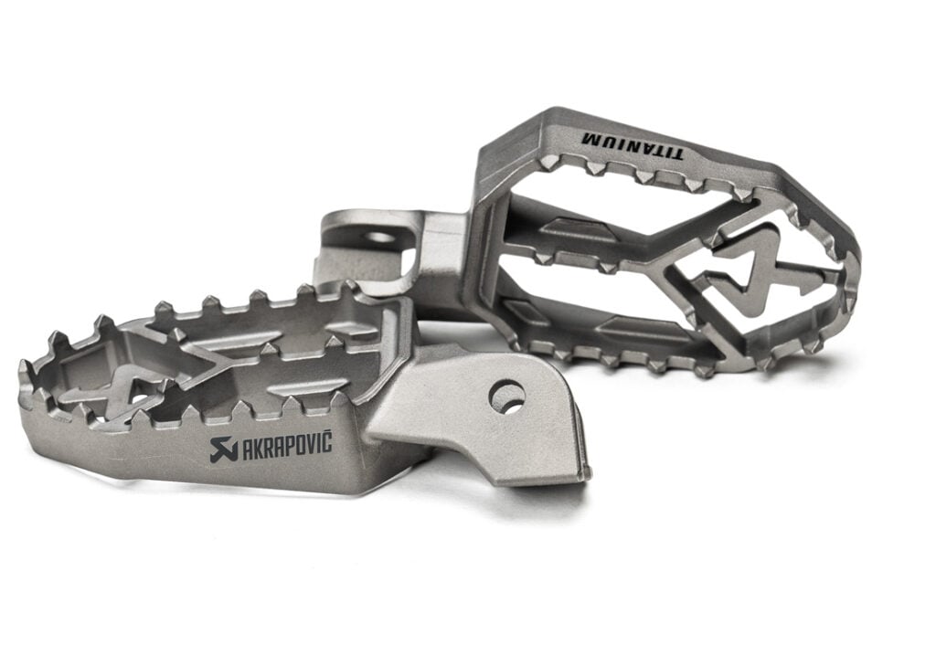 Akrapovic Titanium Adventure Footpegs