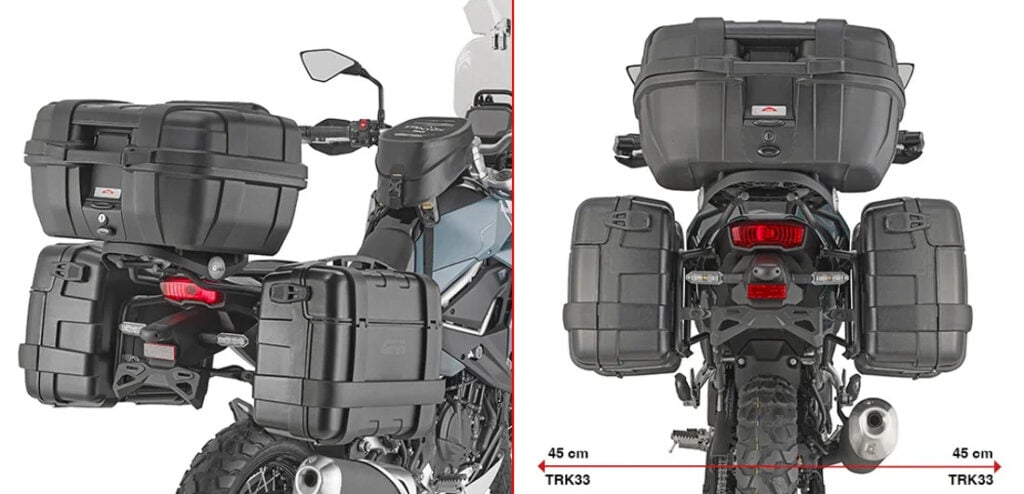GIVI accessories for Kawasaki KLE 500