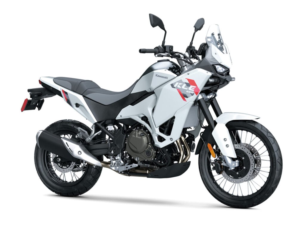 More powerful Kawasaki KLE 650 adventure motorcycle