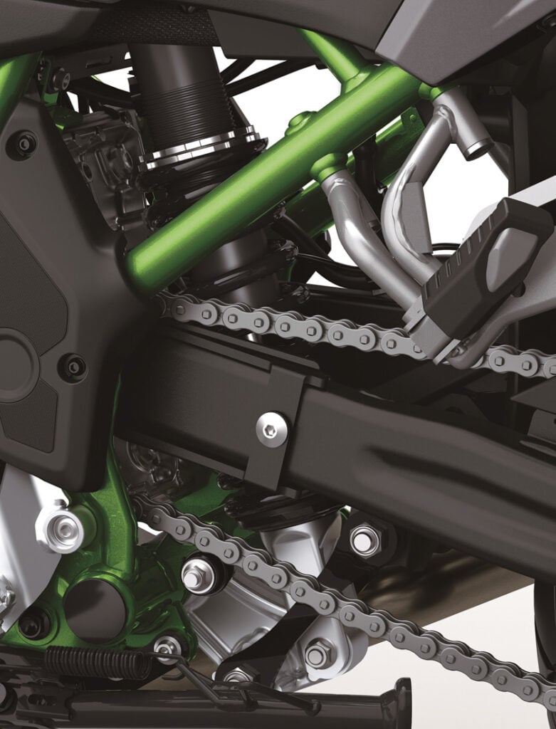 More powerful Kawasaki KLE 650 adventure motorcycle
