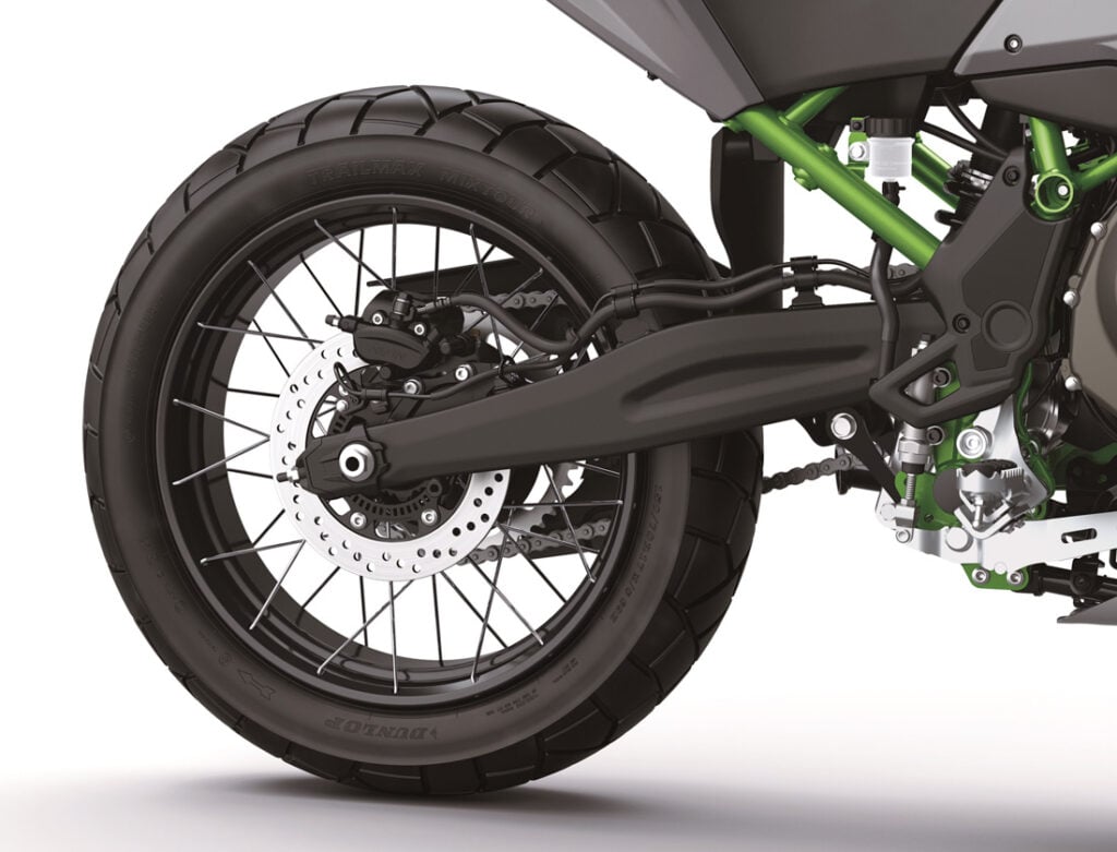More powerful Kawasaki KLE 650 adventure motorcycle
